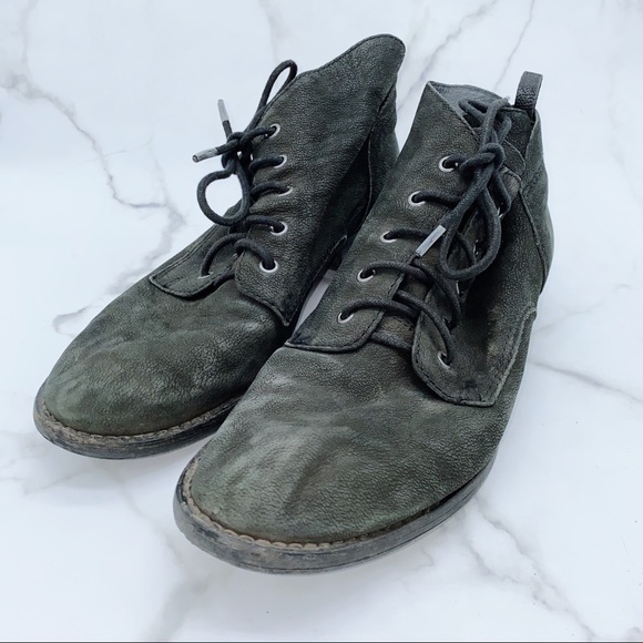 SAM EDELMAN desert boots suede charcoal lace - Picture 4 of 4